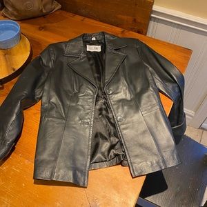 Black Guillaume Leather Jacket
